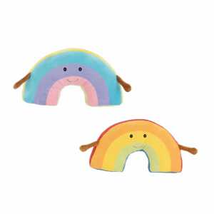 Idena Kissen Regenbogen 47cm 2fach sortiert