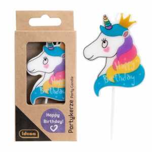 Idena Partykerze Einhorn 4064997500963