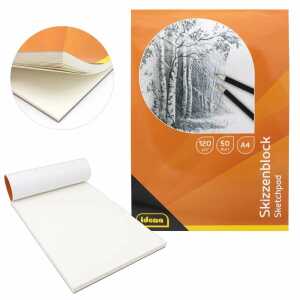 Idena Skizzenblock A4 50 Blatt 120g FSC-Mix
