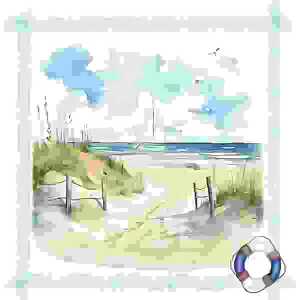 Servietten 33x33cm Sailing along the Coast, 3-lagig, 20er