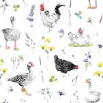 Servietten 33x33cm Poultry, 3-lagig, 20er