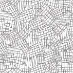 Servietten 33x33cm Cuadricula Festiva White, silver/white...