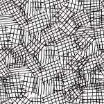 Servietten 33x33cm Cuadricula Festiva White, black/white...