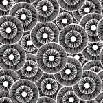 Servietten 33x33cm Rosettes Festives White, black/white,...