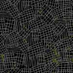 Servietten 33x33cm Cuadricula Festiva White, gold/black,...