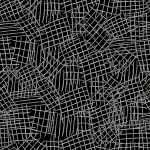 Servietten 33x33cm Cuadricula Festiva White, silver/black...