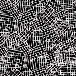 Servietten 33x33cm Cuadricula Festiva Black, white,...