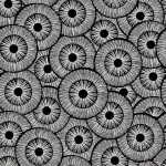 Servietten 33x33cm Rosettes Festives White, silver/black...