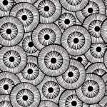 Servietten 33x33cm Rosettes Festives Black, white,...