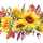 Servietten 33x33cm Girasoli Autunnali, 3-lagig, 20er