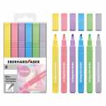 Textmarker Slim pastell 1-4mm 6er Etui, vierkant...