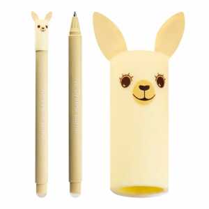 Gelschreiber Lama 0,7mm creme,Schreibfarbe blau, radierbar,,