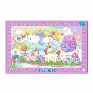 Rahmenpuzzle Einhornwelt TRÖTSCH