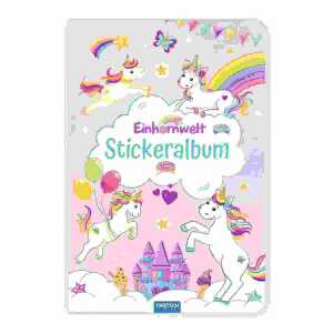 Stickeralbum Einhornwelt 24 Seiten,, TRÖTSCH