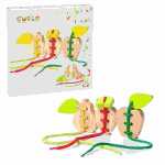 Fädelspiel Früchte 6teilig, 6xHolzteilen,...