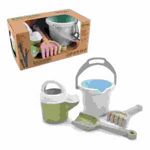Sand-Wasser-Set 4teilig Gießkanne, Eimer, Schaufel, Rechen