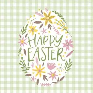 Servietten 33x33cm Happy Easter FSC-Mix, Paper+Design