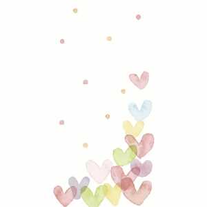 Motivtaschentuch FSC-Mix 10er Hearts Pastel, Paper+Design