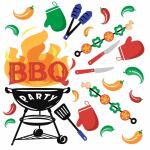 Servietten 33x33cm BBQ Mix FSC-Mix, Paper+Design