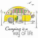 Servietten 33x33cm Camp Life FSC-Mix, Paper+Design