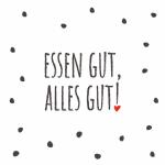 Servietten 33x33cm Essen gut FSC-Mix, Paper+Design