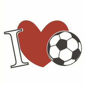 Servietten 33x33cm Football Heart FSC-Mix, Paper+Design