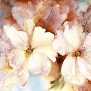 Servietten 33x33cm Painted Blooms FSC-Mix, Paper+Design