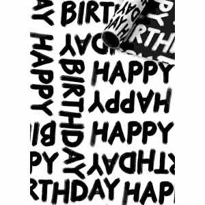 Geschenkpapier 70cmx2m Forby weiss FSC-Mix, stewo