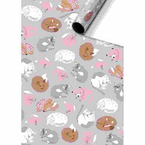 Geschenkpapier 70cmx2m Okko hellblau FSC-Mix, stewo