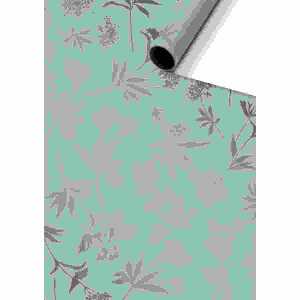 Geschenkpapier 70cmx2m Lilia hellgrün FSC-Mix, stewo