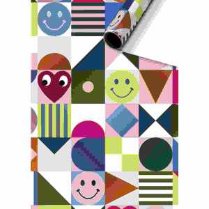 Geschenkpapier 70cmx1,5m Mei blau FSC-Mix, stewo