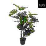Kunstpflanze Monstera im Topf 100x75cm grün
