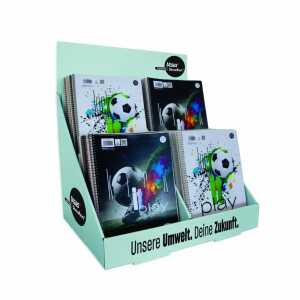 Werola Thekendisplay kickit Collegeblöcke A4 60 Stück