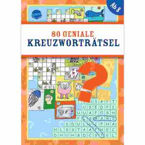 80 geniale Kreuzworträtsel, Softcover, 96 Seiten, ab 8 Jahren
