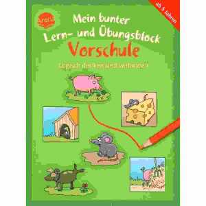 Mein bunter Lern- und Übungsblock Vorschule, Logisch denken verbinden