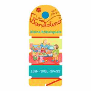 Mini Bandolino Kleine Rätselspiele, mit Lösungsschnur, 12 Karten,