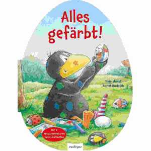 Der kleine Rabe Socke Alles gefärbt!, Konturgestanzt, ab 3 Jahren