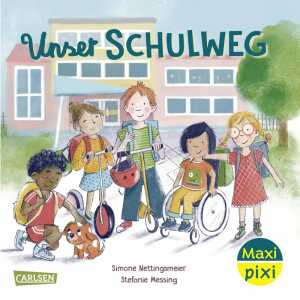 Maxi Pixi 439 Unser Schulweg, Softcover, 24 Seiten,