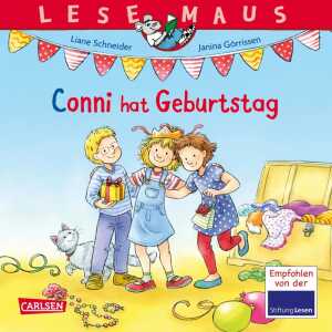 LESEMAUS 80 Conni hat Geburtstag, Softcover, 24 Seiten Liane Schneider