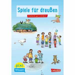 Pixi Wissen 64 Spiele für draußen, Softcover, 32 Seiten,
