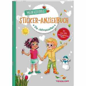 Mein Sticker-Anziehbuch Die Jahreszeiten,Heft 16 Seiten,