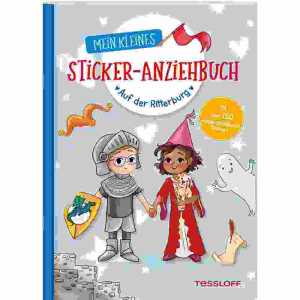 Mein Sticker-Anziehbuch Auf der Ritterburg, AHeft 16 Seiten,