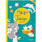 Malen nach Zahlen Tierkinder, Malbuch, Softcover, 96 Seiten,