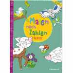 Malen nach Zahlen Waldtiere, Malbuch, Softcover 96 Seiten,
