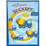 Schritt für Schritt Stickern Fahrzeuge, Heft 32 Seiten,