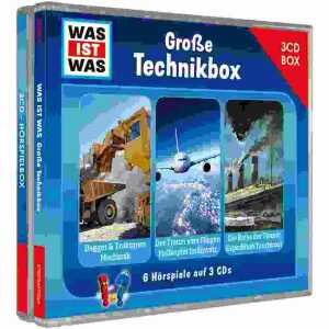 WAS IST WAS Hörspielbox 3 CD Große Technikbox, Audio CD,