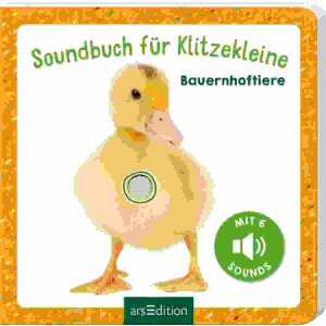Soundbuch für Klitzekleine, Bauernhoftiere, 3xKnopfzellbatterien AG-10