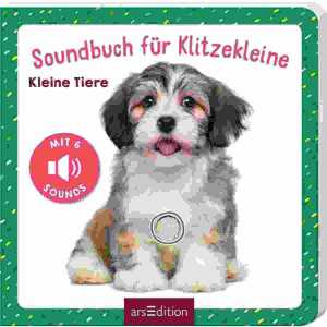 Soundbuch für Klitzekleine, Kleine Tiere, 3xKnopfzellbatterien AG-10
