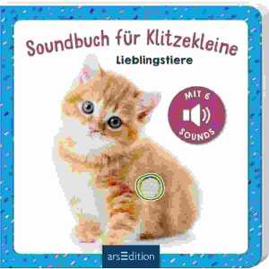 Soundbuch für Klitzekleine, Lieblingstiere, 3xKnopfzellbatterien AG-10
