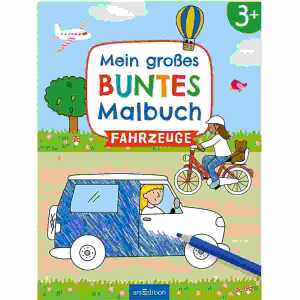 Malbuch Fahrzeuge 9783845856384 9783845856384